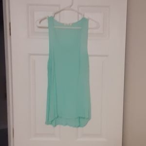 Teal tank top